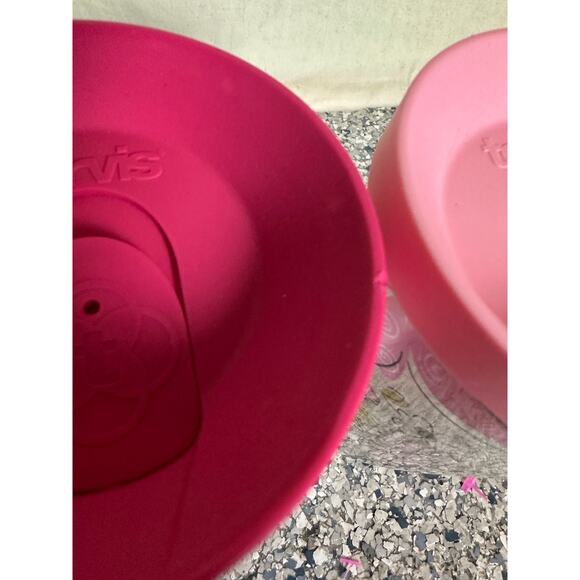 Tervis Lot of 2 Pink Girl Power Rose Butterflies 16 Ounce with Lid - Picture 5 of 11